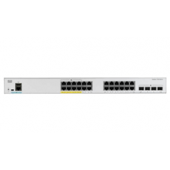 Cisco Catalyst 1000-24T-4X-L - Switch - Managed - 24 x 10/100/1000 + 4 x 10 Gigabit SFP+ (uplink) - rack-mountable