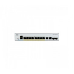 Cisco Catalyst 1000-8T-E-2G-L - Switch - Managed - 8 x 10/100/1000 + 2 x combo Gigabit SFP (uplink) - rack-mountable