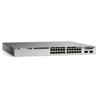 Cisco Catalyst 9300 - Network Essentials - switch - Managed - 24 x 100/1000/2500/5000/10000 (UPOE) - rack-mountable - UPOE (560 W)