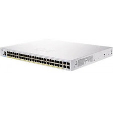 Cisco 250 CBS250-48P-4X 52 Ports Manageable Ethernet Switch - 2 Layer Supported - Modular - 370 W PoE Budget - Optical Fiber, Twisted Pair - PoE Ports - Lifetime Limited Warranty