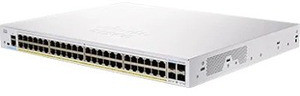 Cisco 250 CBS250-48PP-4G 52 Ports Manageable Ethernet Switch - 2 Layer Supported - Modular - 4 SFP Slots - 195 W PoE Budget - Optical Fiber, Twisted Pair - PoE Ports - Lifetime Limited Warranty