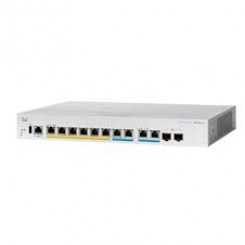 Cisco Business 350 Series CBS350-8MGP-2X - Switch - L3 - Managed - 6 x 10/100/1000 (PoE+) + 2 x 2.5GBase-T (PoE+) + 2 x combo 10 Gigabit SFP+/RJ-45 - rack-mountable - PoE+ (124 W)