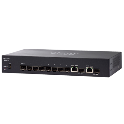 Cisco Small Business SG350X-8PMD - Switch - Managed - 8 x 10/100/1000/2.5G (PoE+) + 2 x 10 Gigabit Ethernet / 10 Gigabit Ethernet SFP+ - rack-mountable - PoE+ (240 W)