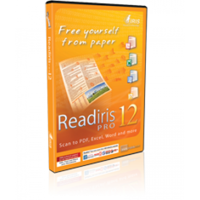 HP ScanJet - Readiris Pro 12 OCR Software - 1 User License with CD - Retail Box Pack