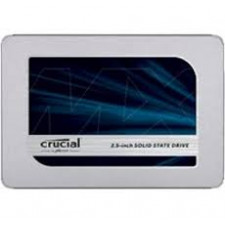 Crucial MX500 - 1 TB Solid state drive CT1000MX500SSD1 - encrypted - 1 TB - internal - 2.5" - SATA 6Gb/s - 256-bit AES - TCG Opal Encryption 2.0