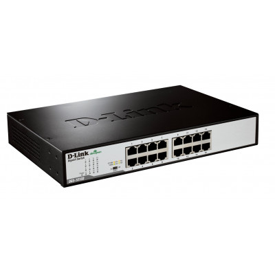 D-Link DGS 1016D - Switch - 16 x 10/100/1000 - desktop