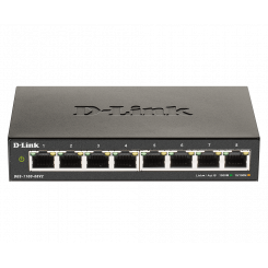 D-Link DGS 1100-08V2 - Switch - smart - 8 x 10/100/1000 - desktop - AC 100/240 V