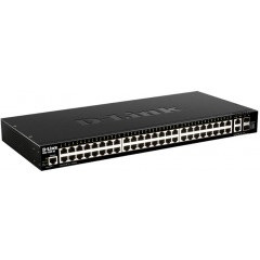 D-Link DGS 1520-52 - Switch - L3 - smart - 48 x 10/100/1000 + 2 x 10 Gigabit Ethernet + 2 x 10 Gigabit SFP+ - rack-mountable