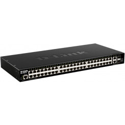 D-Link DGS 1520-52 - Switch - L3 - smart - 48 x 10/100/1000 + 2 x 10 Gigabit Ethernet + 2 x 10 Gigabit SFP+ - rack-mountable