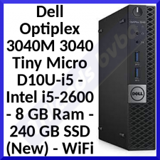 Dell Optiplex 3040M 3040 Tiny Micro PC Desktop Computer i5 6500T 8GB 240GB SSD WiFi D10U D10U001 (Renewed - New SSD) - FREEBSD (Linux)
