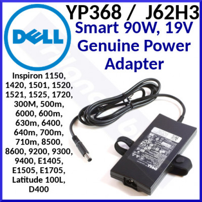 Dell Smart 90W, 19V Genuine Power Adapter (YP368 / J62H3)