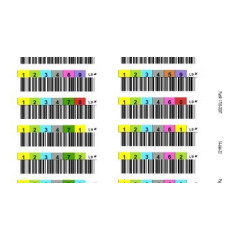 Dell LTO-8 Labels 1-200 - Storage tape labels (pack of 200 pieces)