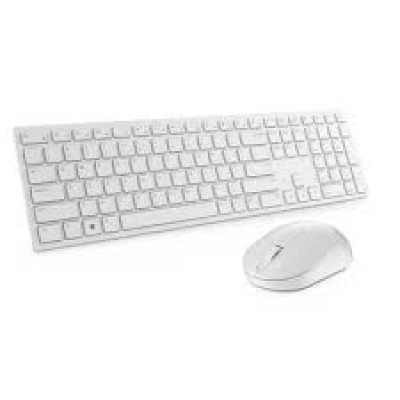 Dell Pro KM5221W - Keyboard and mouse set - wireless - 2.4 GHz - QWERTY - US International - white