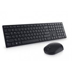 Dell Pro KM5221W - Keyboard and mouse set - wireless - 2.4 GHz - QWERTY - UK - black - for Vostro 15 3515