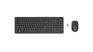 HP 150 - keyboard and mouse set - QWERTY - English - black Input Device