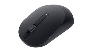 Dell MS300 - Mouse - full size - right and left-handed - optical LED - 3 buttons - wireless - 2.4 GHz - black - retail - box - with 3 years Next Business Day Advanced Exchange Service