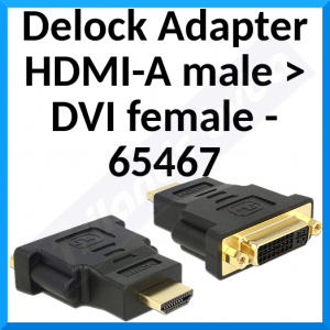 Delock Adapter HDMI-A male > DVI female - 65467