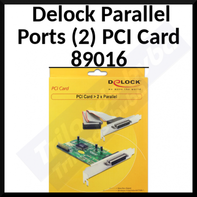 Delock 2 External Parallel Port PCI Card 89016