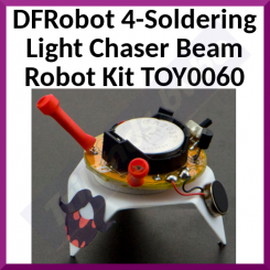 DFRobot 4-Soldering Light Chaser Beam Robot Kit TOY0060
