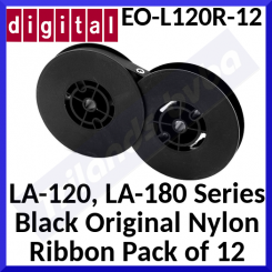 DEC EO-L120R Black Original Nylon Ribbon - Price per Piece