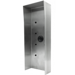DoorBird IP Video Door Station D2101KV for single family homes, stainless steel V2A, brushed, incl. flush-mounting housing (vertical), 1 call button incl. incl. stainless steel plate with bell symbol, keypad module