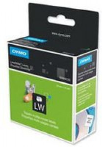 Dymo S0929120 White Paper Square Multipurpose Removable Adhesive Label 25 mm X 25 mm - 750 Labels per Roll