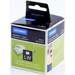 Dymo 99010 White Paper Address Permanent Adhesive Label (S0722370) - 28 mm X 89 mm - 130 Labels Roll - 2 Rolls per Pack