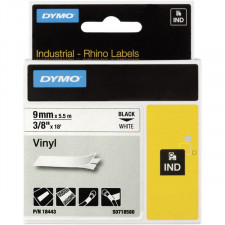 Dymo S0718580 DYMO ID1 9mm BK-WHITE 18443 Tape black-white 5,5m