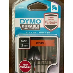 DYMO D1 12MM Self-adhesive label tape 1978367 - black on orange - Roll (1.2 cm x 3 m) 1 roll(s)