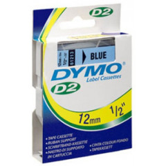 Dymo S0721110 Blue Original 12 MM D2 Tape Cassette 61213 - 12 mm X 10 Meters