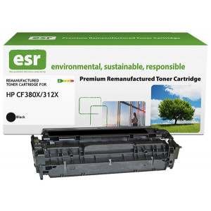 ESR Toner cartridge compatible with HP CF380X black High Capacity remanufactured 4.400 pages 
