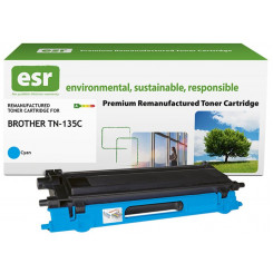 ESR Toner cartridge compatible with Brother TN-135C cyan remanufactured 4.000 pages