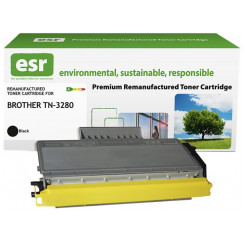 ESR Toner cartridge compatible with Brother TN-3280BK black remanufactured 11.000 pages