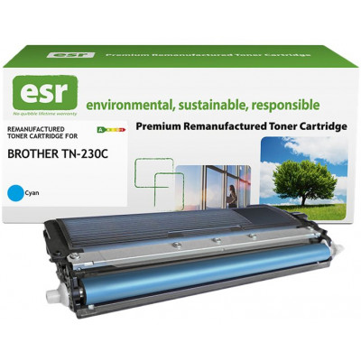 ESR Toner cartridge compatible with Brother TN-230C cyan remanufactured 1.400 pages