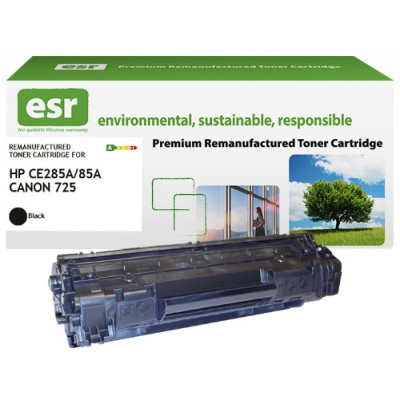 ESR BLACK Toner cartridge compatible with HP CE285A black remanufactured 1.600 pages