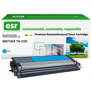 ESR Toner cartridge compatible with Brother TN-328C cyan remanufactured 6.000 pages
