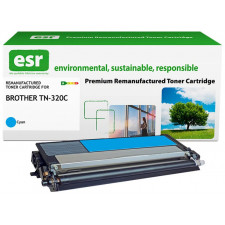 ESR Toner cartridge compatible with Brother TN-320C cyan remanufactured 1.500 pages