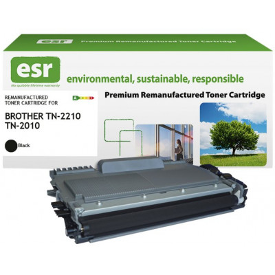 ESR Toner cartridge compatible with Brother TN-2210BK black remanufactured 1.200 pages