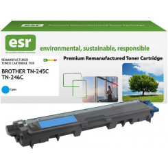 Brother TN-246C CYAN REMANUFACTURED ESR High Yield Toner Cartridge K15658X1 - 2.200 pages
