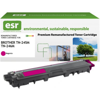 ESR Toner cartridge compatible with Brother TN-245M/TN-246M magenta remanufactured 2.200 pages 