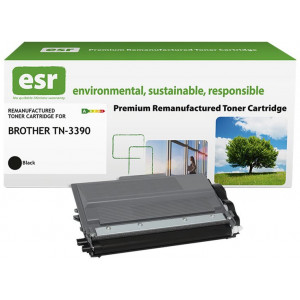 ESR Toner cartridge compatible with Brother TN-3390BK black remanufactured 16.000 pages