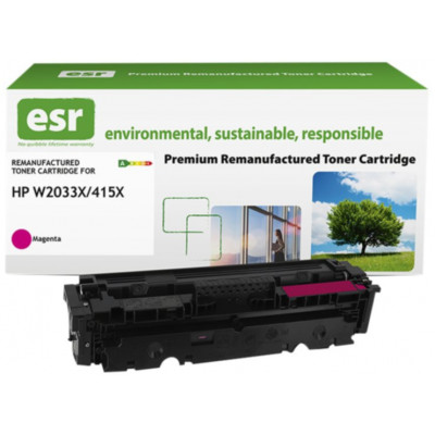 ESR Toner cartridge compatible with HP W2033X magenta High Capacity remanufactured 6.000 pages