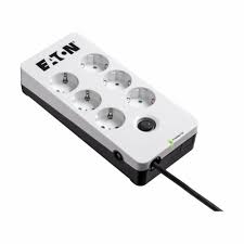 Eaton Protection Box 6 DIN - Surge protector - AC 220-250 V - 2500 Watt - output connectors: 6 - white
