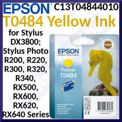 Epson T0484 YELLOW ORIGINAL Ink Cartridge (13 Ml)