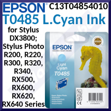 Epson T0485 LIGHT CYAN Original Ink Cartridge (13 Ml)