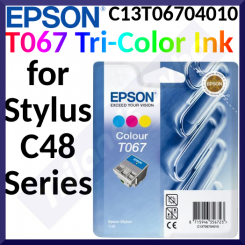 Epson T067 TRI-COLOR Original Ink Cartridge (25 Ml)