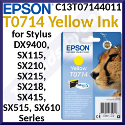 Epson T0714 YELLOW Original Ink Cartridge (5.5 Ml)