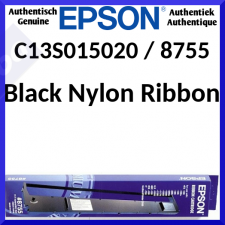 Epson S015020 BLACK Original Nylon Ribbon (C13S015020 / 8755) 