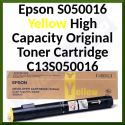 Epson (C13S050016) S050016 YELLOW High Capacity Original Toner Cartridge (6.000 Pages)