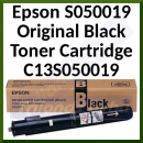 Epson S050019 BLACK Original Toner Cartridge (C13S050019) - 4.500 Pages